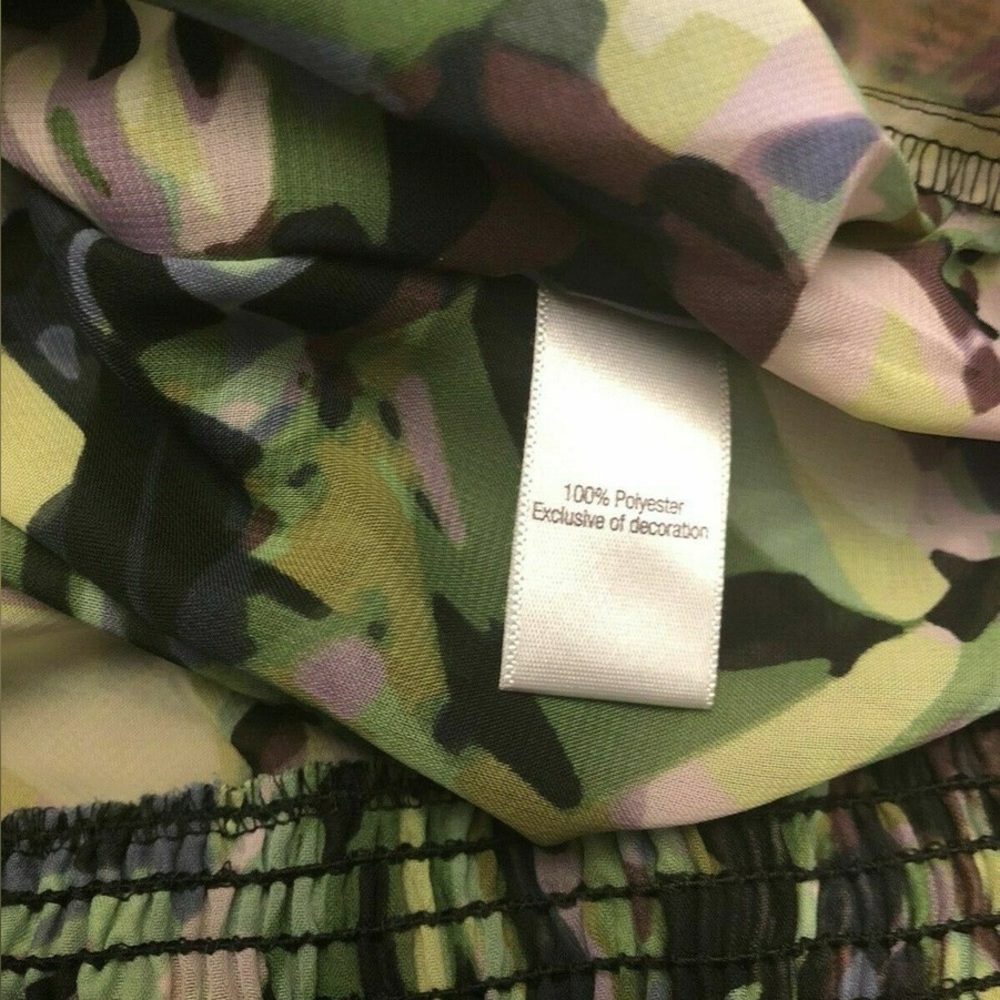 Jennifer López Multicolor Cold Shoulder Blouse - Picture 8 of 8